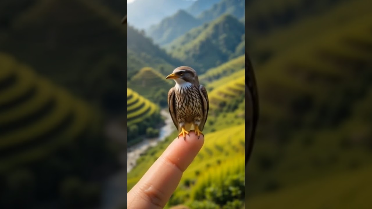 "A Bird of Prey the Size of a Finger!" 