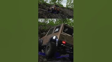 MST CFX J4 JIMNY マフラーのテールパイプいつから無いんだろう（笑） #rccar #djiosmoaction3