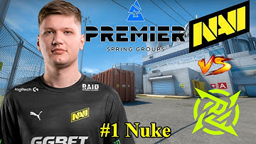 Что там с чемпионами? NAVI vs NIP #1 Nuke Spring Groups BLAST Premier 2022 CS GO