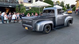 1956 Ford F-100 With -800Hp - How To Steal The Show At The Nürburgring Funny Reactions