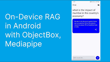 On-Device RAG in Android with Mediapipe, ObjectBox, Kotlin and Compose