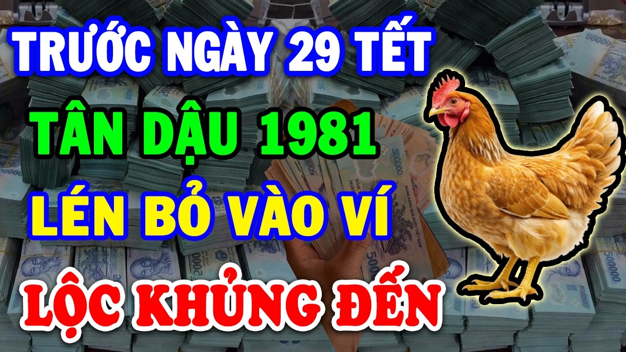Tân Dậu 1981 Hãy Lén Bỏ Thứ Này Vào Ví Tiền Trước Ngày 30 Tết TIỀN VỀ ÙN ÙN Đổi Đời Giàu To