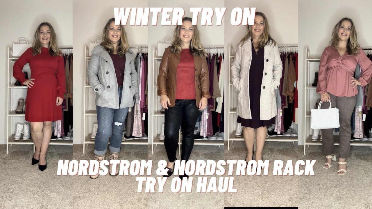 NORDSTROM & NORDSTROM RACK WINTER TRY ON HAUL FOR WOMEN OVER 40
