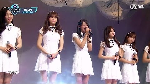 I.O.I Debut Stage 「Knock Knock Knock」（2016年5月5日放送「M COUNTDOWN」）