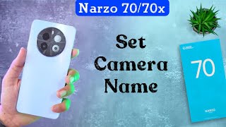 Realme Narzo 70, 70x Camera Name Setting/Realme Narzo 70 Camera me Watermark Kaise Add Kare