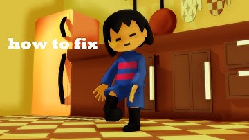 How to fix legs/bones short model [MMD] undertale