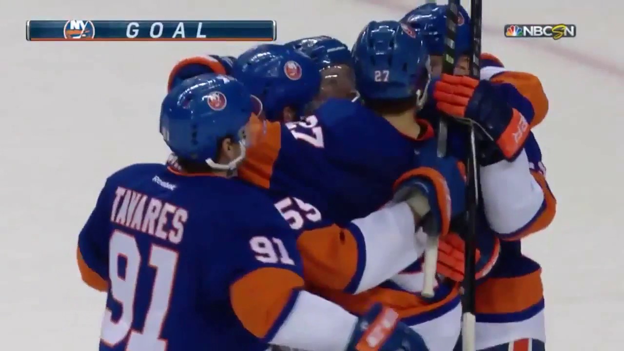 Islanders score 2 goals in 3 seconds 