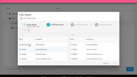 Nitro App Builder - Row Click Behavior with a Map