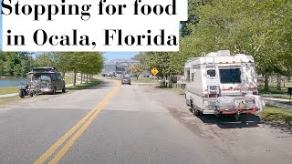 Eating and driving around the City of Ocala FL
