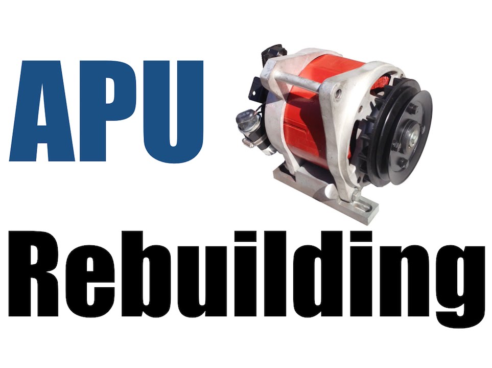 APU, Auxiliary Power Unit, Rebuilding - YouTube