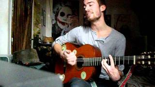 Video thumbnail of "Elle est belle (La Rue Két') en guitare"