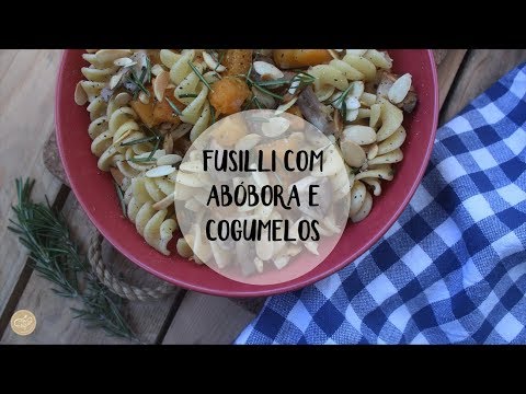 Vídeo: Sopa De Abóbora E Cogumelos Com Fusilli