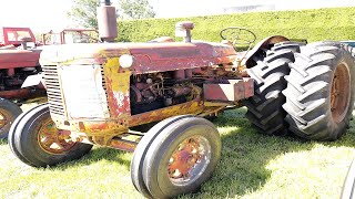 Old 1941-54 International Harvester ID 9 Tractor at Edendale 2024 Crank Up