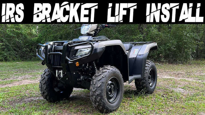 2022 honda rancher 420 lift kit