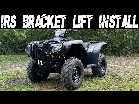 How to install Honda rubicon and rancher IRS bracket lift