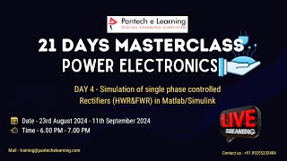 DAY 04 - Simulation of single phase controlled Rectifiers (HWR&FWR) in Matlab/Simulink