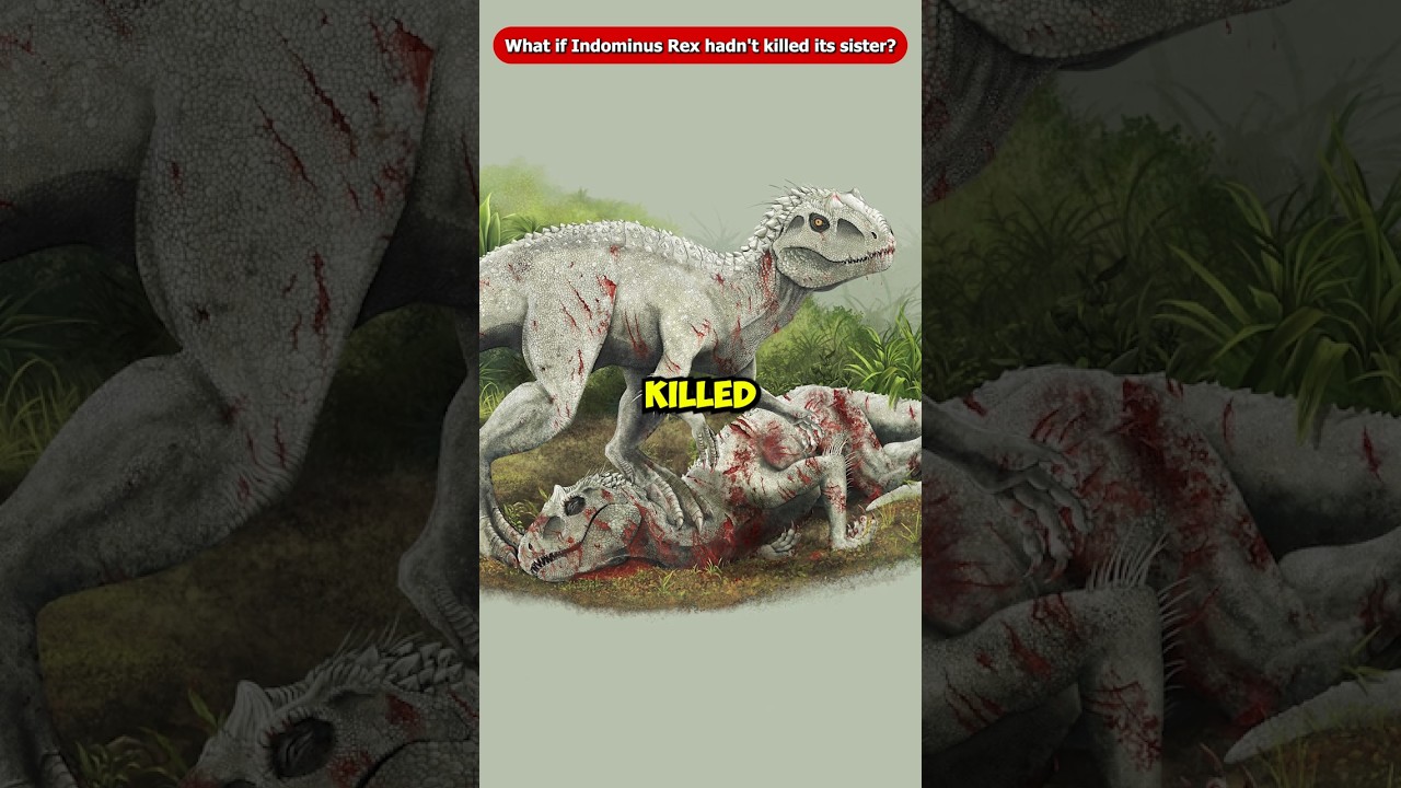What if Indominus Rex Hadn't Killed her Sister? Jurassic World Rebirth #Shorts #Viral