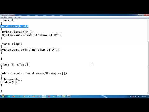 Use of This Keyword in Java | This keyword In Hindi | Java In Hindi/URDU-77