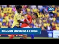 Colombia vs Chile (0 - 0): resumen y mejores acciones del partido