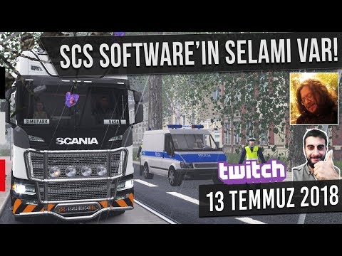 SCS Software'ın Selamı Var! SiSL ile ETS2ATS Gündemi Twitch Yayını 13 Temmuz 2018