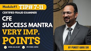 Tip# 7-11 | Module 1 Chapter 2 | CFE Success Mantra #cfe #acfe #fraudexaminer #cfesuccess #cfeexam