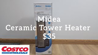 Unboxing Midea Ceramic Tower Heater From Costco -Arun