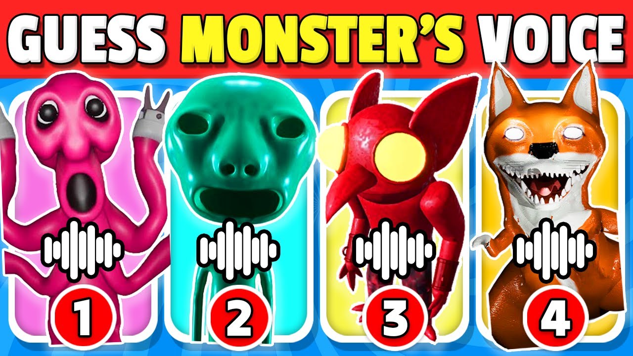 Guess the MONSTERS VOICE #1 ROBLOX DOORS - GARTEN OF BANBAN 2 - Figure