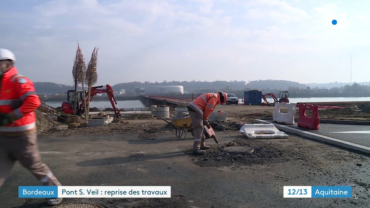 Bordeaux : des travaux aux abords du pont Simone-Veil vont perturber la circulation