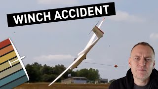 Glider Winch Launch Crash  Instructor Reacts
