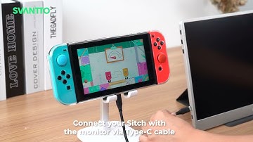 SVANTTO how to connect the monitor to the Switch?IPM001 Portable Monitor