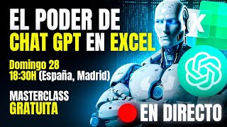 Descubre el poder de CHAT GPT dentro de EXCEL