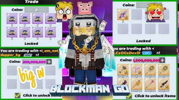 I Get HarderRare Sword For Overpay In🤑 Rich Trade System In Skyblock BlockmanGo Enjoyvideo #skyblock