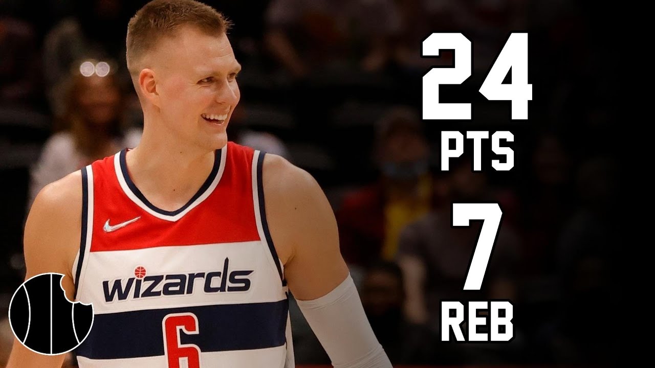 Kristaps Porzingis Highlights Pistons vs. Wizards 7th Mar 2023