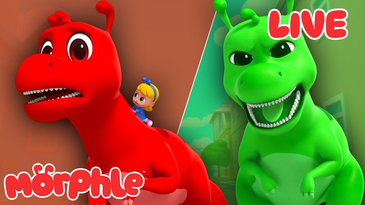 🔴 Top Morphle Episodes Livestream: Robots, Dinosaurs & Animal Learning Fun! 🦖