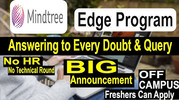 Answering All Doubts and Queries || Mindtree Edge || Wipro WILP || Infosys || Byjus BDA ||