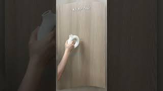 Test showcase of matte wood grain wall sticker #diy #diyhome #homedecor #interiordesign #wallpaper