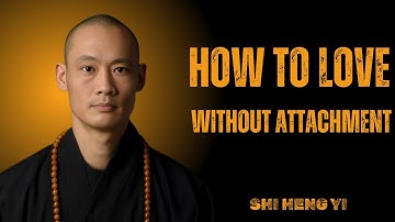 How To Love Without Attachment ||  SHI HENG YI