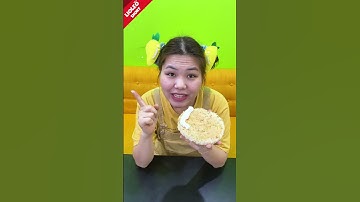 Ăn bánh tráng với kem?! - Andee Xoài ăn mọi thứ với kem xịt Cream -  #lioleo #shorts