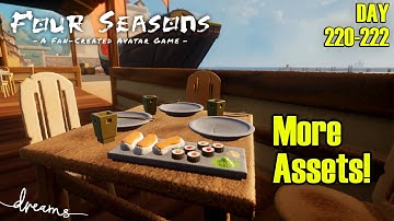 Creating an AVATAR Fan Game! | More Assets and Pyramid! | [Day 220-222] [Dreams PS4/PS5]