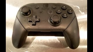 Classic Game Room - NINTENDO SWITCH PRO CONTROLLER review Wealth