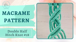 DHHK No.18 ➡️ Beautiful pattern to your macrame wall hanging