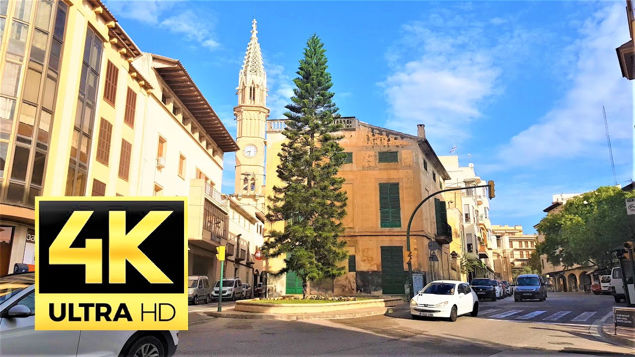 Urban Walk MANACOR, Mallorca, 🇪🇸 Balearic Islands, Spain 🇪🇸 - 4K