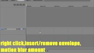 Sony Vegas Tutorial Motion Blur