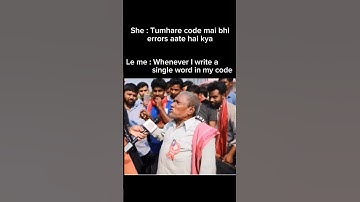 Ye dukh kahe khatam nhi hota be ||#coder #coding #codingmeme #memes #memesdaily #meme #memesvideo