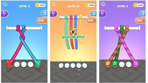 Tangle Master 3D walkthrough Level 1 - 50 Gameplay