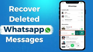 How to Recover Deleted WhatsApp messages from iPhone (Without Backup) Retrieve Whatsapp Messages