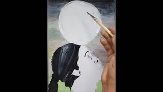 PINTAR A RONALDINHO CON TEMPERAS