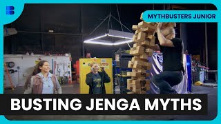 The Physics of Jenga - Mythbusters Junior - S01 EP101 - Science Documentary