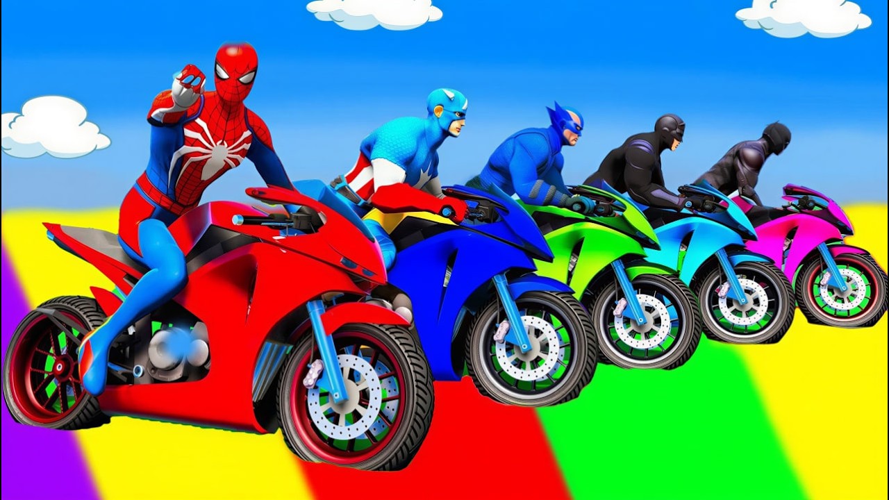 الرجل العنكبوت انقاذ باتمان Spider-Man Rescue batman vs iron man vs venom funny Game GTA 5 superhero