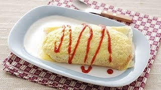 【楊桃美食網】用方便道具簡易作出蛋包飯 